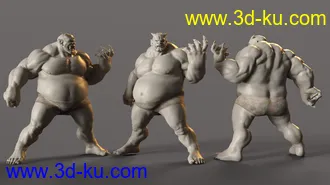 3D打印模型Oni HD for Genesis 8.1 Male的图片