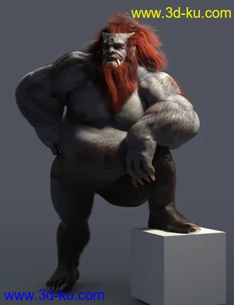 3D打印模型Oni HD for Genesis 8.1 Male的图片