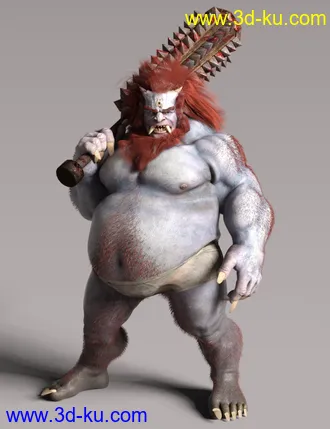 3D打印模型Oni HD for Genesis 8.1 Male的图片
