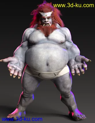 3D打印模型Oni HD for Genesis 8.1 Male的图片