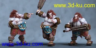 3D打印模型Oni Poses for Oni HD的图片