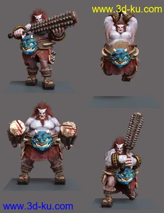 3D打印模型Oni Poses for Oni HD的图片