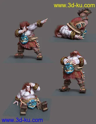 3D打印模型Oni Poses for Oni HD的图片