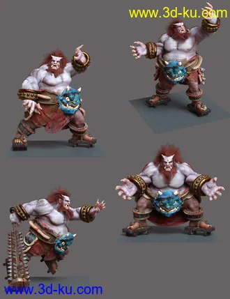 3D打印模型Oni Poses for Oni HD的图片