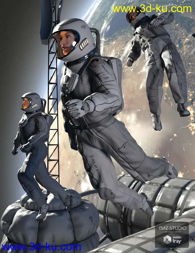 Orbital Suit for Genesis 8 Females模型的图片1