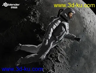 3D打印模型Orbital Suit for Genesis 8 Females的图片