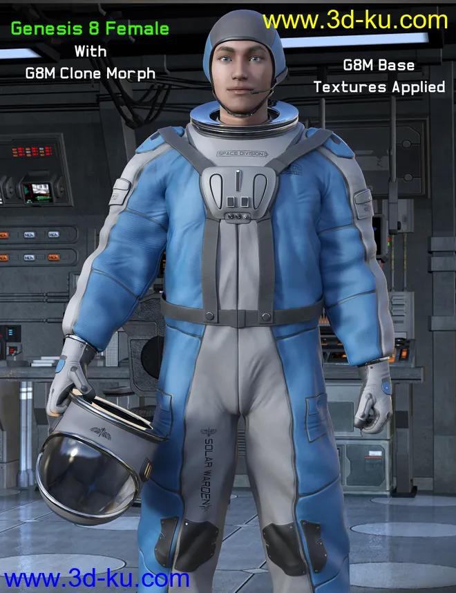 Orbital Suit for Genesis 8 Females模型的图片5