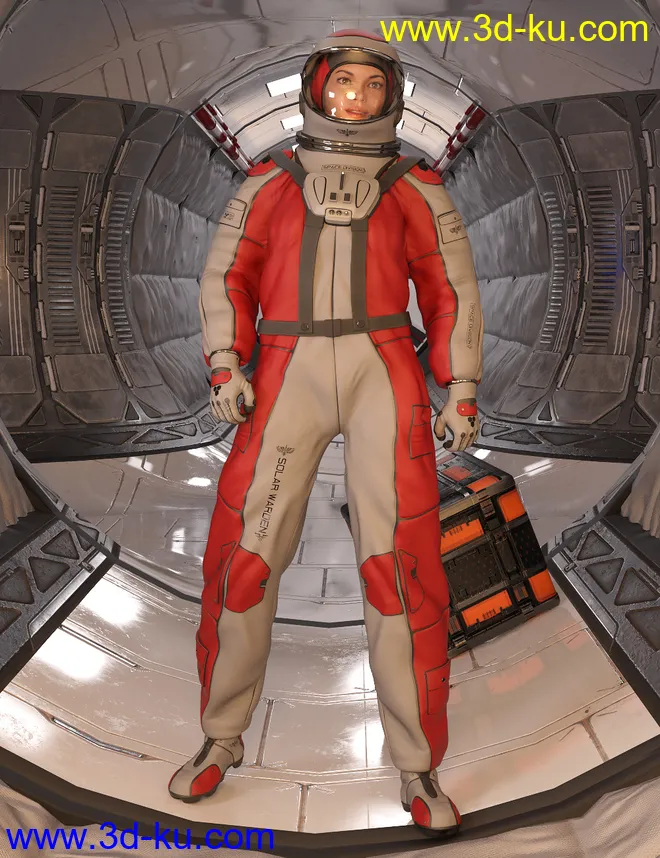 Orbital Suit for Genesis 8 Females模型的图片7