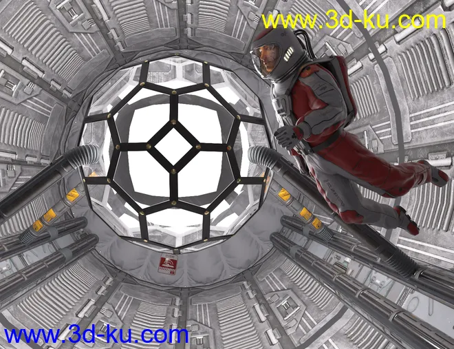 Orbital Suit for Genesis 8 Females模型的图片9
