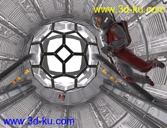 3D打印模型Orbital Suit for Genesis 8 Females的图片