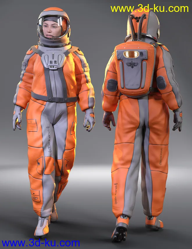 Orbital Suit for Genesis 8 Females模型的图片10