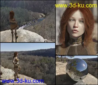 3D打印模型Orestes Iray HDRI Environments - High Bluff Overlook的图片