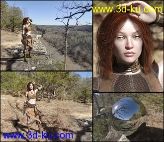 3D打印模型Orestes Iray HDRI Environments - High Bluff Overlook的图片