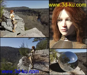 3D打印模型Orestes Iray HDRI Environments - High Bluff Overlook的图片