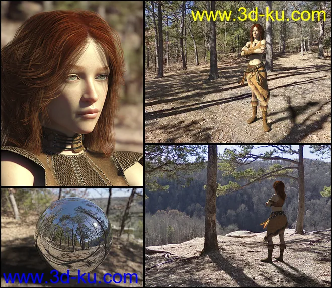 Orestes Iray HDRI Environments - High Bluff Overlook模型的图片7