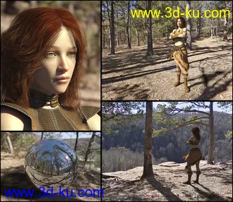 3D打印模型Orestes Iray HDRI Environments - High Bluff Overlook的图片