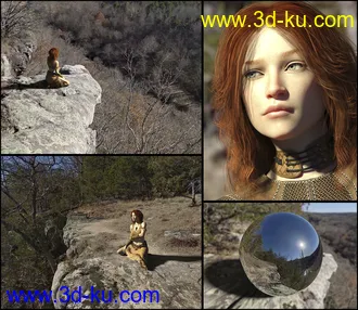 3D打印模型Orestes Iray HDRI Environments - High Bluff Overlook的图片