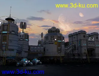 3D打印模型Orestes Iray HDRI Skydomes - Amaranthane的图片