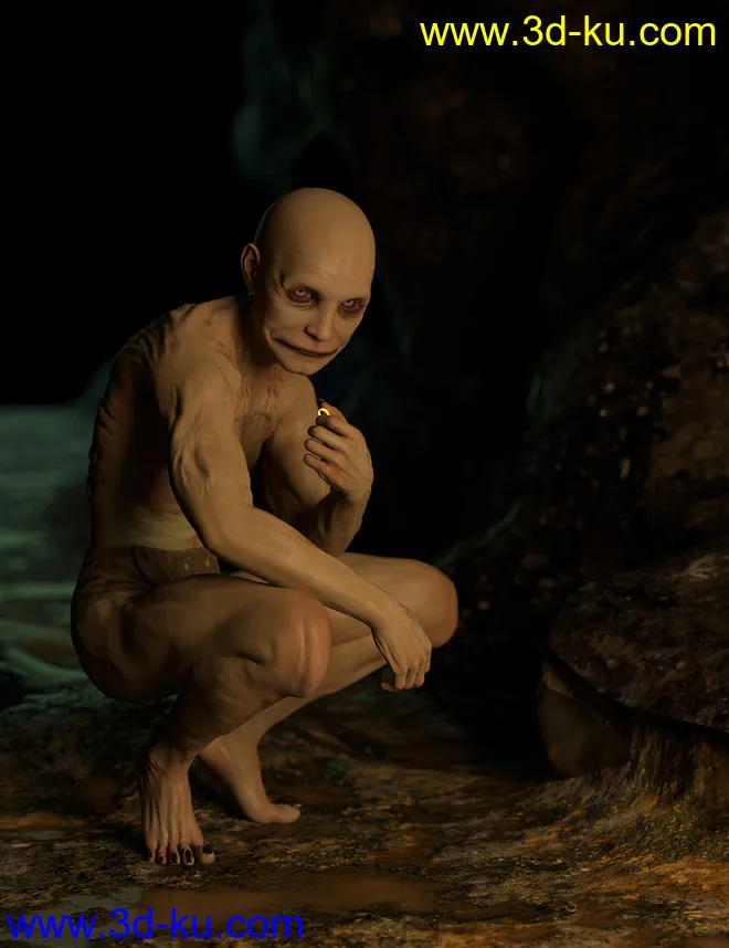 Oso Lurker for Genesis 8.1 Male模型的图片2