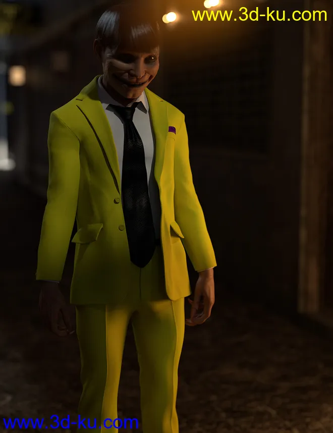 Oso Lurker for Genesis 8.1 Male模型的图片5