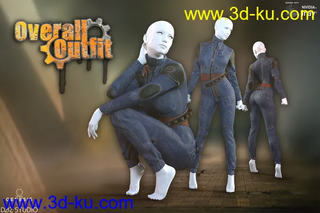 Overall Outfit G8F模型的图片1