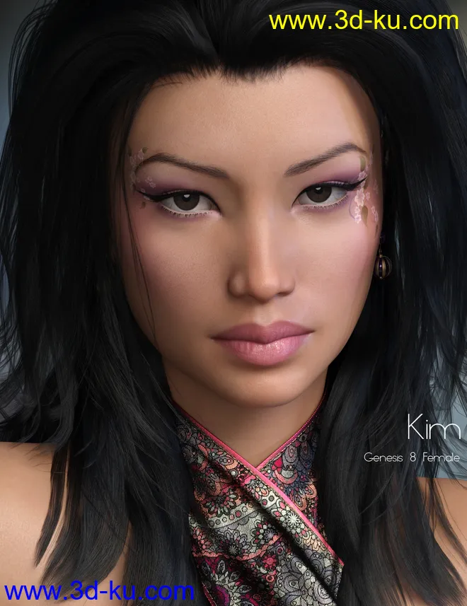 P3D Kim for Genesis 8 Female模型的图片1