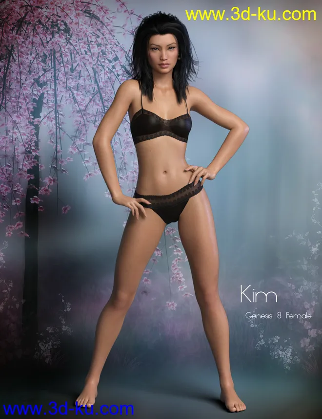 P3D Kim for Genesis 8 Female模型的图片5
