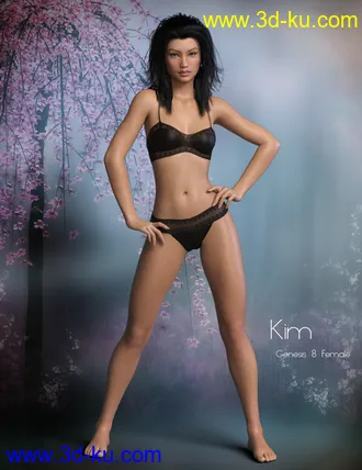 3D打印模型P3D Kim for Genesis 8 Female的图片
