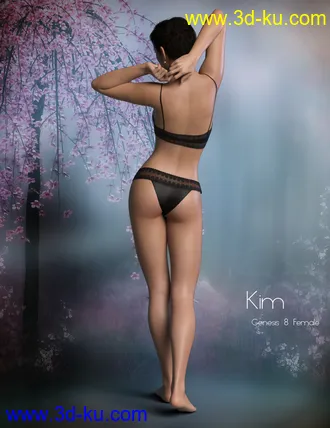 3D打印模型P3D Kim for Genesis 8 Female的图片