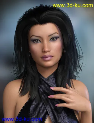 3D打印模型P3D Kim for Genesis 8 Female的图片