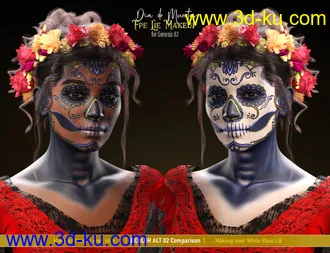 3D打印模型Pablo 8.1 Day of the Dead Bundle的图片