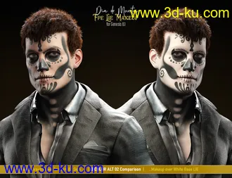 3D打印模型Pablo 8.1 Day of the Dead Bundle的图片