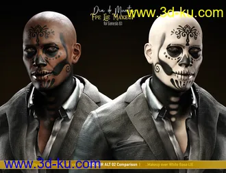 3D打印模型Pablo 8.1 Day of the Dead Bundle的图片