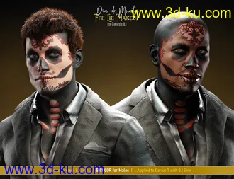 3D打印模型Pablo 8.1 Day of the Dead Bundle的图片