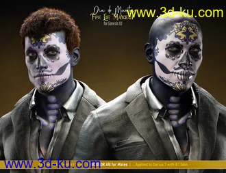 3D打印模型Pablo 8.1 Day of the Dead Bundle的图片