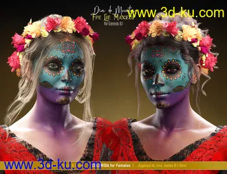 3D打印模型Pablo 8.1 Day of the Dead Bundle的图片