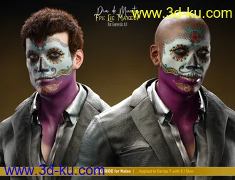 3D打印模型Pablo 8.1 Day of the Dead Bundle的图片