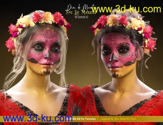 3D打印模型Pablo 8.1 Day of the Dead Bundle的图片