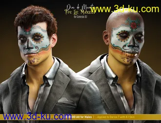3D打印模型Pablo 8.1 Day of the Dead Bundle的图片