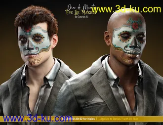3D打印模型Pablo 8.1 Day of the Dead Bundle的图片
