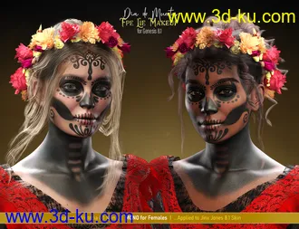 3D打印模型Pablo 8.1 Day of the Dead Bundle的图片