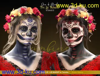 3D打印模型Pablo 8.1 Day of the Dead Bundle的图片