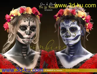 3D打印模型Pablo 8.1 Day of the Dead Bundle的图片