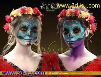 3D打印模型Pablo 8.1 Day of the Dead Bundle的图片