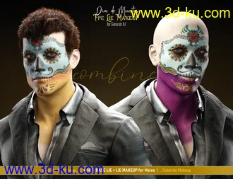 3D打印模型Pablo 8.1 Day of the Dead Bundle的图片