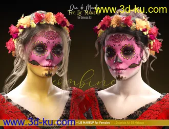 3D打印模型Pablo 8.1 Day of the Dead Bundle的图片