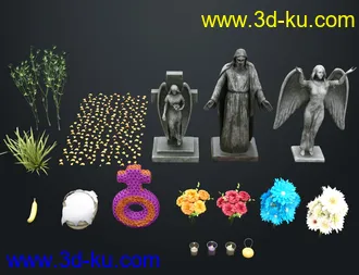3D打印模型Pablo 8.1 Day of the Dead Bundle的图片