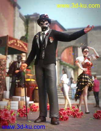 3D打印模型Pablo 8.1 Day of the Dead Bundle的图片