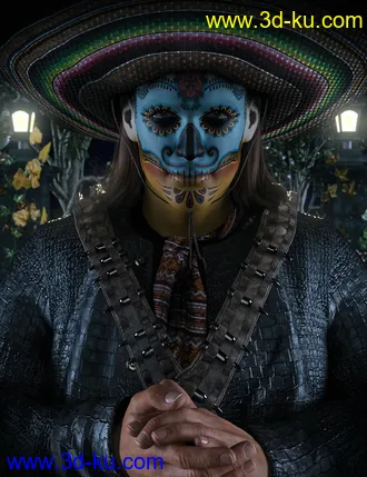 3D打印模型Pablo 8.1 Day of the Dead Bundle的图片