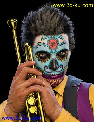 3D打印模型Pablo 8.1 Day of the Dead Bundle的图片